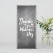 感謝していお前だ！母の日の黒板 (スタンド正面)