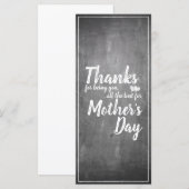 感謝していお前だ！母の日の黒板 (正面/裏面)