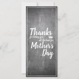 感謝していお前だ！母の日の黒板