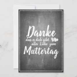 感謝していお前だ！母の日の黒板