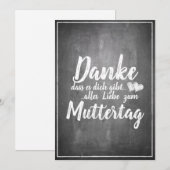 感謝していお前だ！母の日の黒板 (正面/裏面)