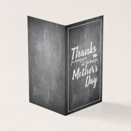 感謝していお前だ！母の日の黒板