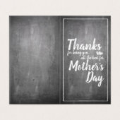 感謝していお前だ！母の日の黒板 (外部フラット)