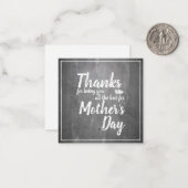 感謝していお前だ！母の日の黒板 ノートカード (正面/裏面インサイチュ)