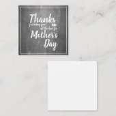感謝していお前だ！母の日の黒板 ノートカード (正面/裏面)