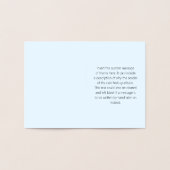 「感謝していお前の救済ため!」 グリーティングカード 箔カード (内部)