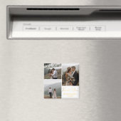 感謝していお前の金結婚筆3枚の写真 マグネット (インサイチュ (食洗機))