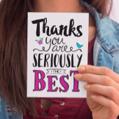 感謝していお前は本気だ最高の