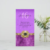 「感謝していお前」「sweet sixteen」ピンクのブラックジェム サンキューカード (スタンド正面)