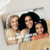 「感謝していお母さん、出素晴らした」カスタム カード