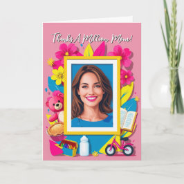 感謝していお母さん！母の日のカード 招待状