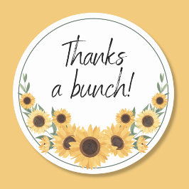 感謝していお疲れ ラウンドシール