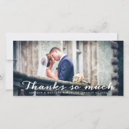 感謝していお結婚礼申し上げます サンキューカード