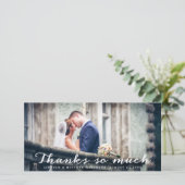 感謝していお結婚礼申し上げます サンキューカード (スタンド正面)