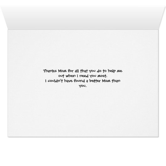 感謝していお花の付いたマカラフル飾マカード (内部横(下))