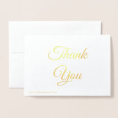 感謝していお金ゴールドクラシックエレガント 箔カード (裏面封筒付き)