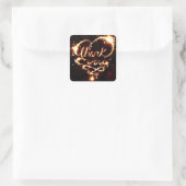 感謝していお スクエアシール (バッグ)