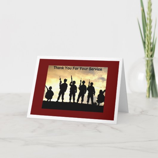 感謝していご奉公 サンキューカード (正面)