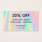 感謝していご購入 (裏面)