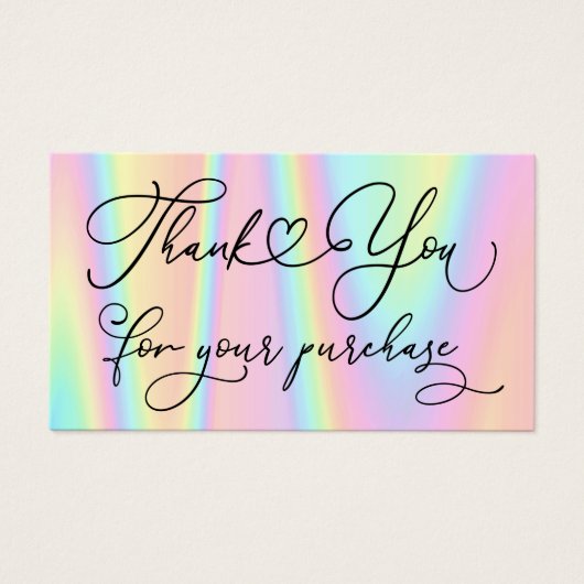 感謝していご購入 (正面)