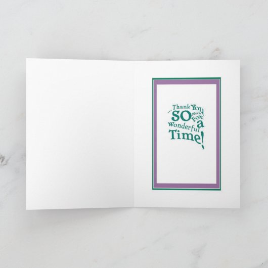 感謝していして下さい食糧は素晴らしかったです、神会社 サンキューカード (内部)