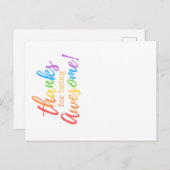 感謝していす素晴らしる シーズンポストカード (正面/裏面)