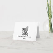 感謝していす試みる懸命 サンキューカード (裏面)