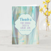 感謝していそんな仕事をし素晴らして カード (黄色い花)