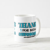 感謝していために素晴らし コーヒーマグカップ (正面右)