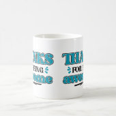 感謝していために素晴らし コーヒーマグカップ (中央)