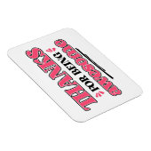 感謝していために素晴らし マグネット (右側)