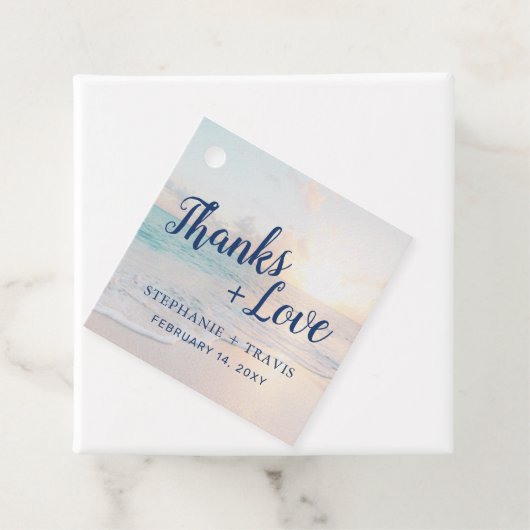 感謝していとラブビーチサンセットサンセット フェイバータグ (インサイチュ)