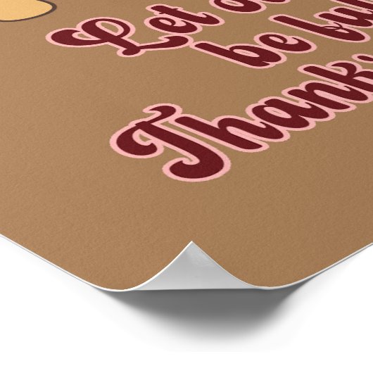 感謝していと与えの秋 ポスター (角)