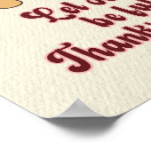 感謝していと与えの秋 ポスター (角)