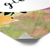 感謝していと与えs -葉タイポグラフィ – ポスター (角)