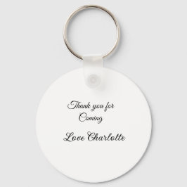 感謝していの名前の追加の文字メッセージ キーホルダー