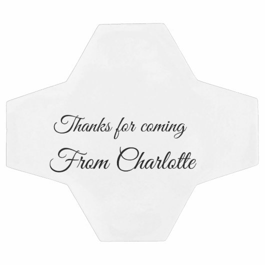 感謝していの名前の追加の文字メッセージ サッカーボール (フラット)