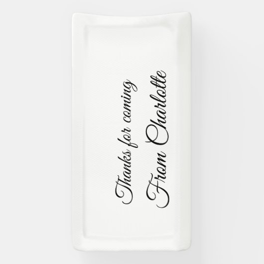 感謝していの名前の追加の文字メッセージ 横断幕 (縦)