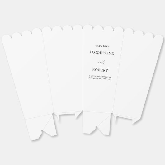 感謝していの好意で現モダン結婚れ フェイバーボックス (見開き)