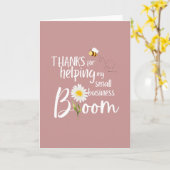 感謝していの小救済さなビジネス開花カード カード (黄色い花)