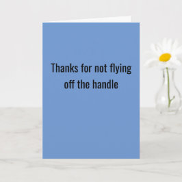 感謝していの役に立飛んでいるたない カード