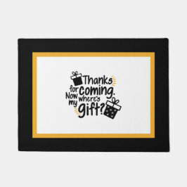 感謝していの来私の贈り物は？ドアマット ドアマット