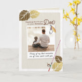 感謝していの神よパパ誕生日 カード (黄色い花)