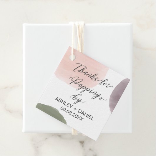 感謝していの贈り物のラベルに結婚よって フェイバータグ (インサイチュ)