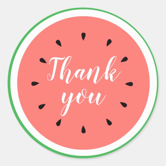 感謝していの ラウンドシール (正面)