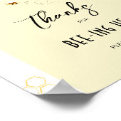 感謝していはミニマル・ビー誕生日 ポスター (角)