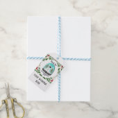 感謝していは何をやっても雪が降るクリスマス ギフトタグ (より糸付き)