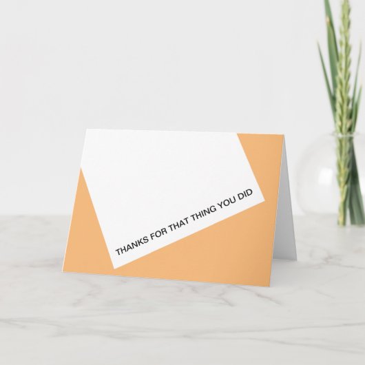 感謝していは サンキューカード (正面)