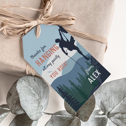 感謝していぶら下がったは |ロック登山誕生日のお願い ギフトタグ