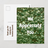 感謝しています あなたの功績に敬意を表します ありがとうございます ポストカード (正面/裏面)
